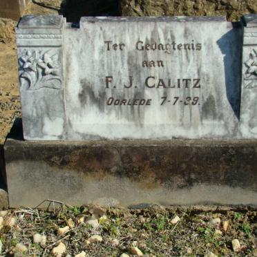 CALITZ F.J. -1939