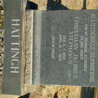 HATTINGH Christiaan Jacobus Stephanus 1908-1969