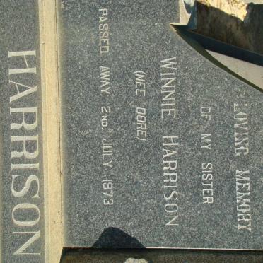 HARRISON Winnie neé DORE -1973