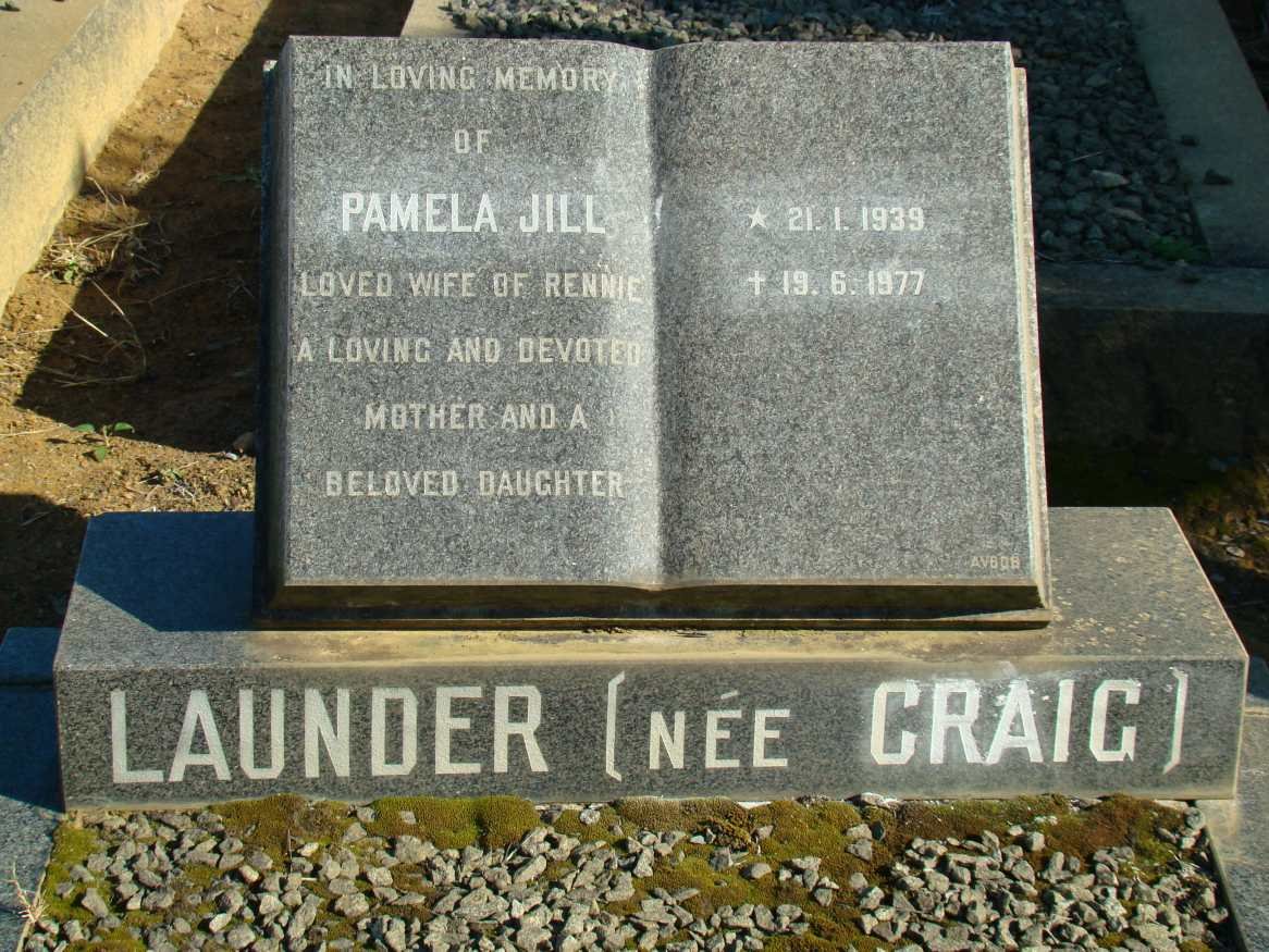 LAUNDER Pamala Jill neé CRAIG 1939-1977