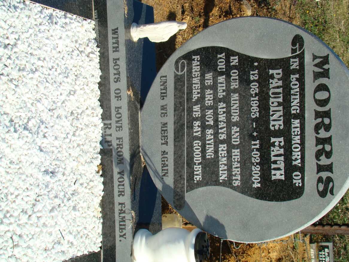 MORRIS Pauline Faith 1963-2004