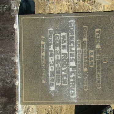 ROOYEN Cornelius Petrus, van 1866-1948