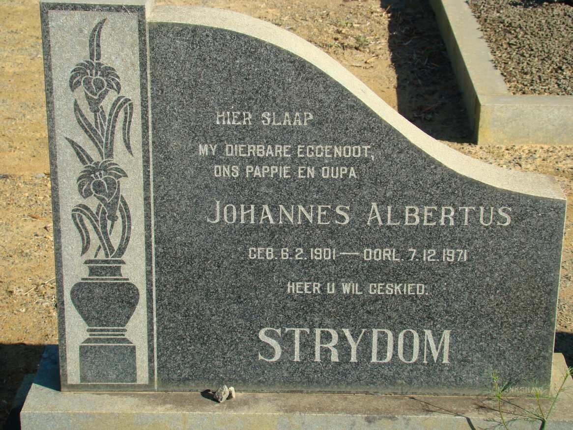 STRYDOM Johannes Albertus 1901-1971