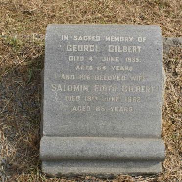 GILBERT George -1935 &amp; Salomine Edith -1962