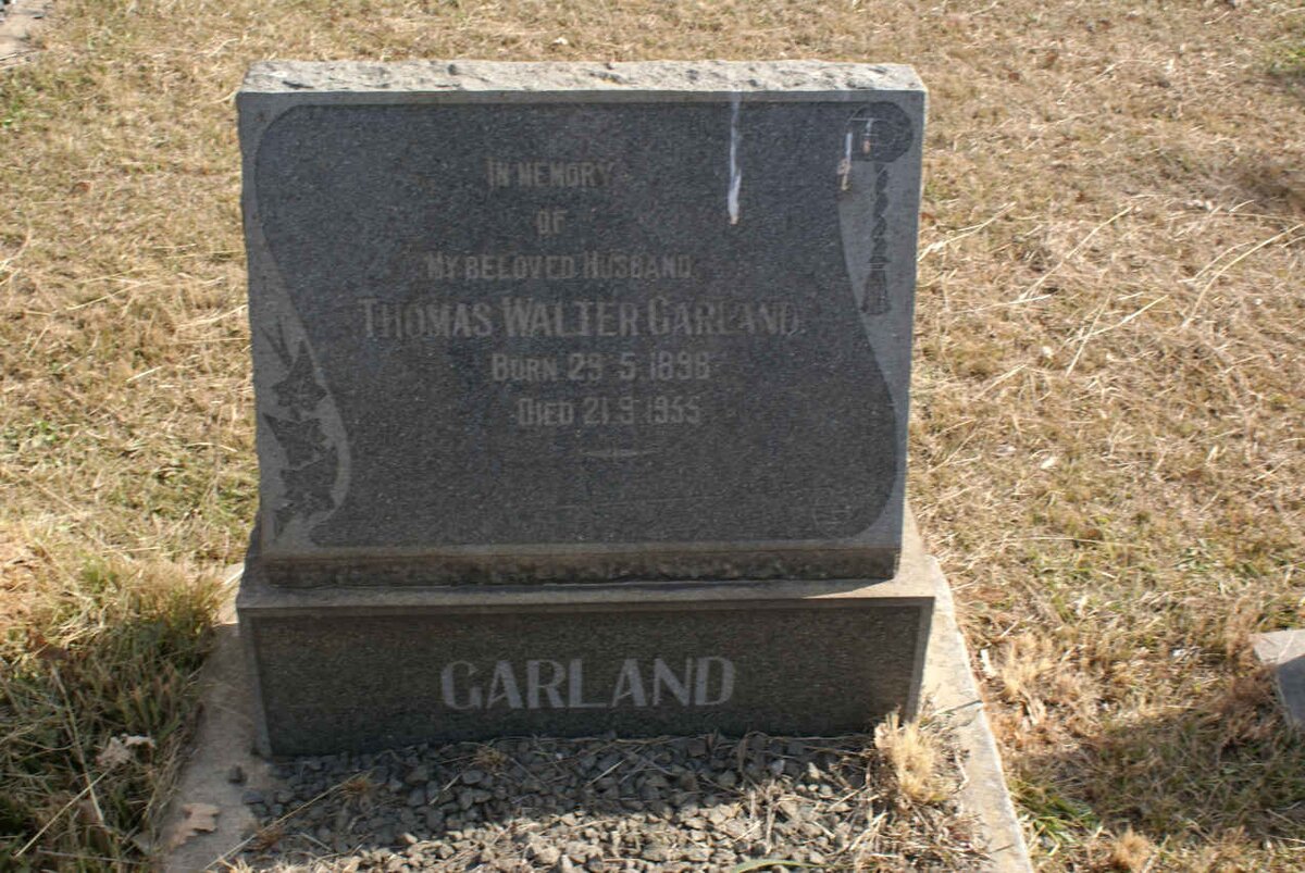 GARLAND Thomas Walter 1898-1955