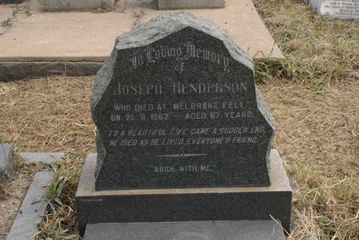 HENDERSON Joseph -1962