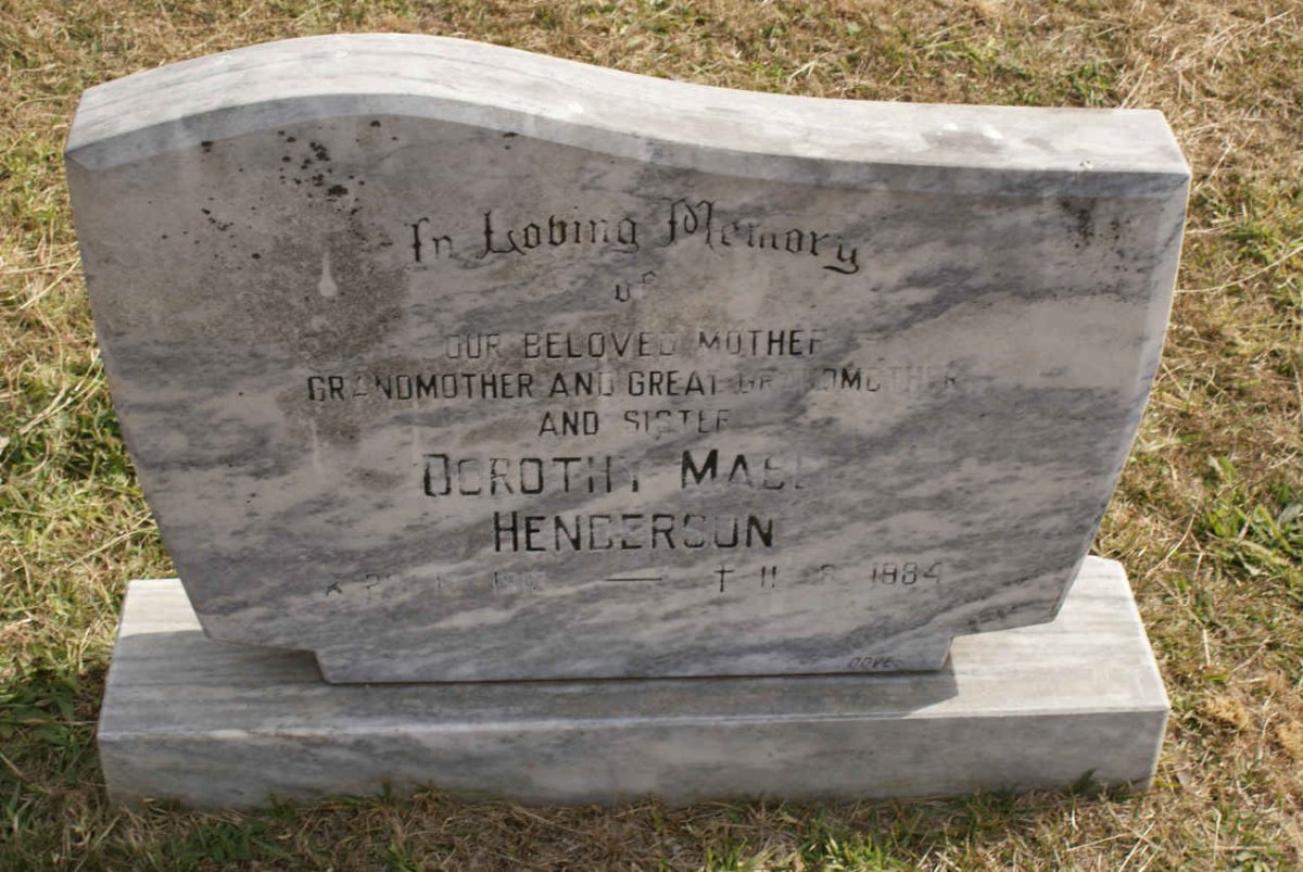 HENDERSON Dorothy Mabel ?-1984