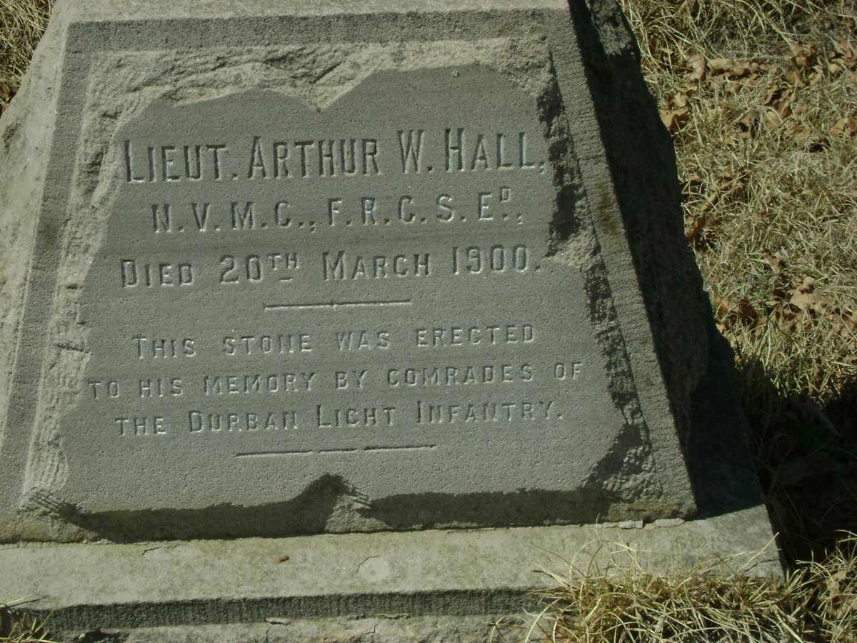 HALL  Arthur W.  -1900