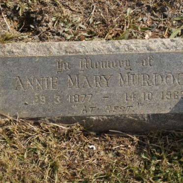 MURDOCK Annie Mary 1877-1962