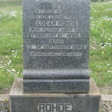 ROHDE Edgar 1882-1950