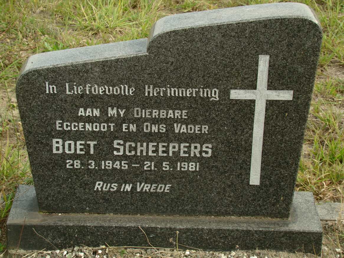 SCHEEPERS Boet 1945-1981