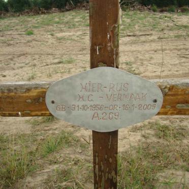 VERMAAK H.C. 1956-2005