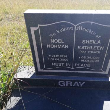 GRAY Noel Norman 1929-2009 &amp; Sheila Kathleen YOUNG 1937-2009