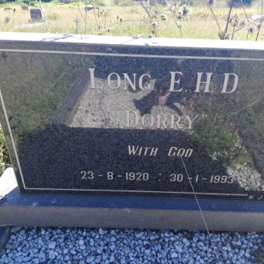 LONG E.H.D. 1920-1993
