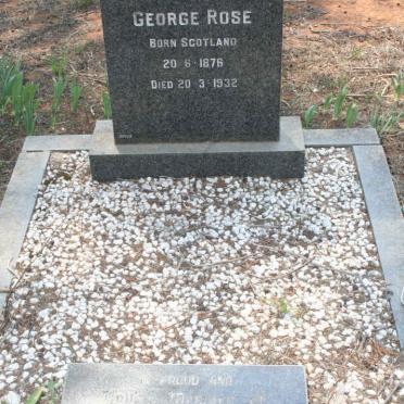 ROSE George 1876-1932 :: ROSE G.R. 1913-1944