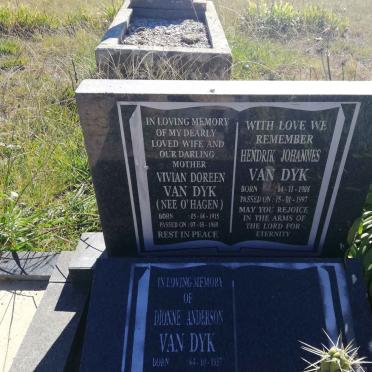 DYK Hendrik Johannes, van 1908-1997 &amp; Vivian Doreen O'HAGEN 1915-1969