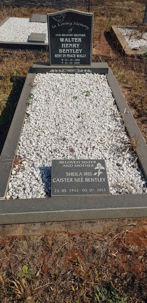 CAISTER Sheila Iris nee BENTLEY 1933-2011 :: BENTLEY Walter Henry  1938-2005