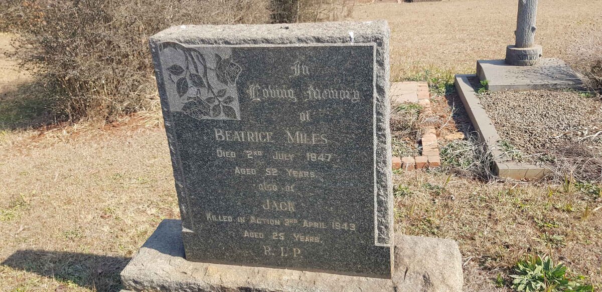 MILES Beatrice -1947 :: MILES Jack -1943