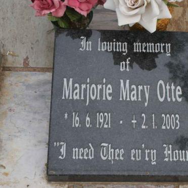 OTTE Marjorie Mary 1921-2003