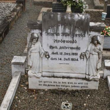 RODEWALD Maria Margareta nee HILLERMANN 1851-1934