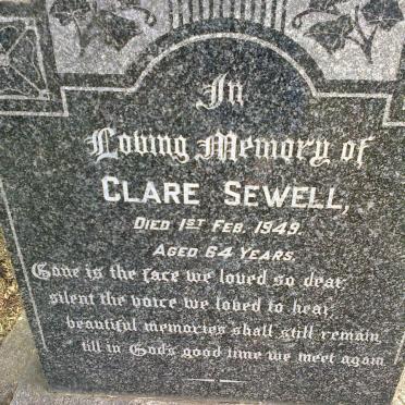 SEWELL Clare -1949