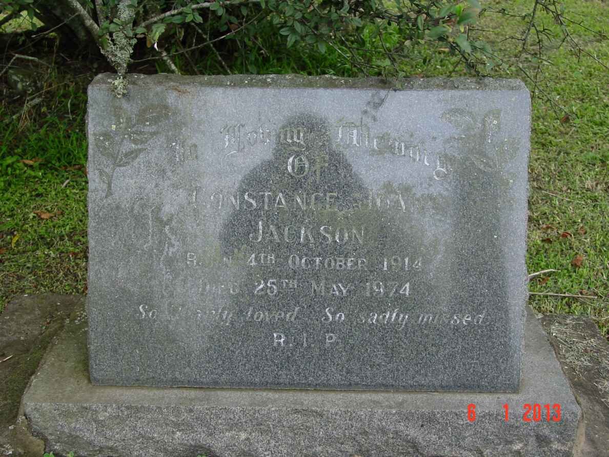 JACKSON Constance Jo? 1914-1974