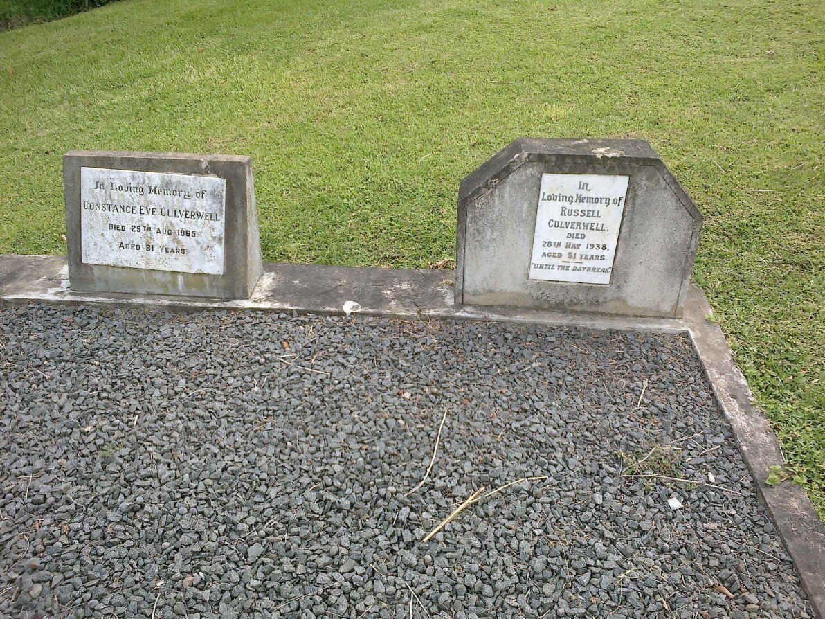 CULVERWELL Russell -1938 &amp; Constance Eve -1965