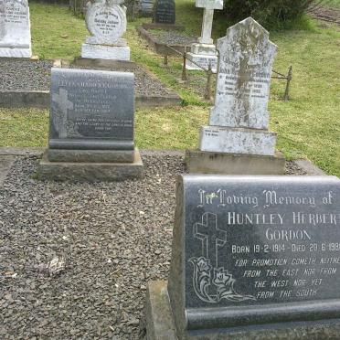 GORDON John Herbert 1858-1930 &amp; Ellen Chadwick WARD 1870-1963 :: GORDON Huntley Herbert 1914-1986 