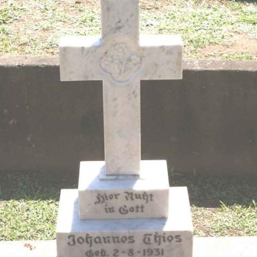 THIES Johannes 1931-1932