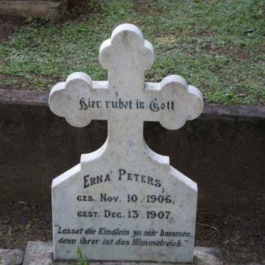 PETERS Erna 1906-1907