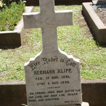 KLIPP Hermann 1891-1893