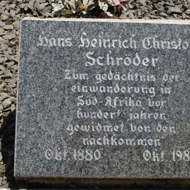 SCHRODER Hans Heinrich 1861-1938 :: SCHRODER Hans Heinrich Christoph 1880-1980 