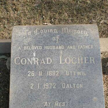 LOCHER Conrad 1892-1972