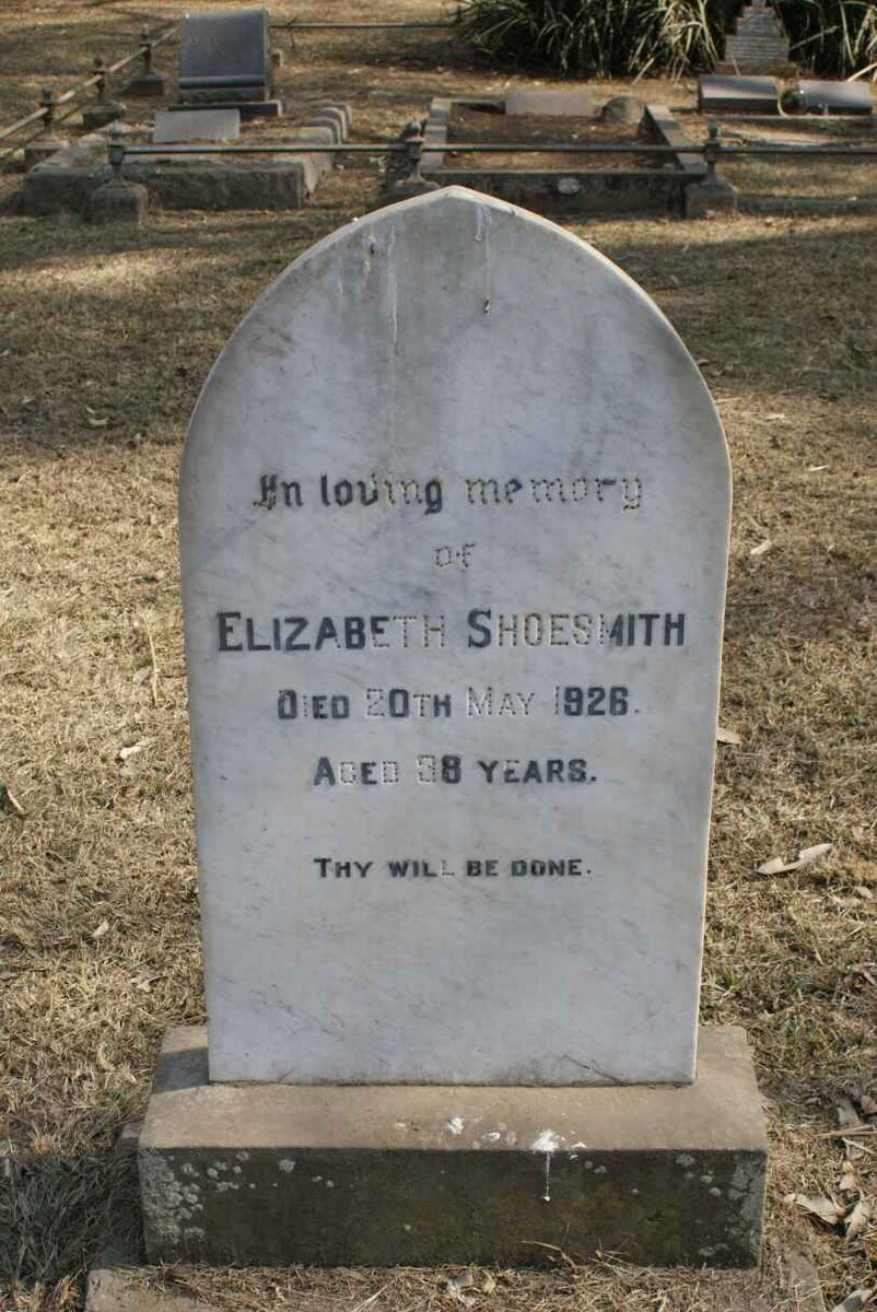 SHOESMITH Elizabeth -1926