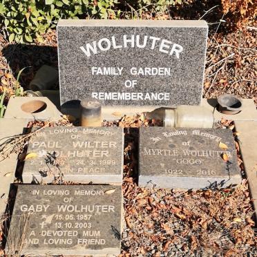 WOLHUTER Paul Wilter 1920-1999 &amp; Myrtle 1922-2016 :: WOLHUTER Gaby 1957-2003