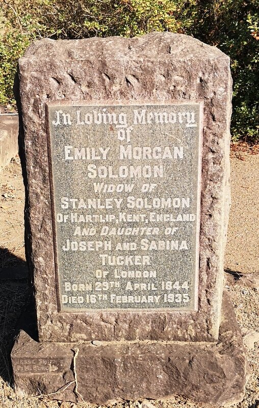SOLOMON Emily Morgan nee TUCKER 1844-1935