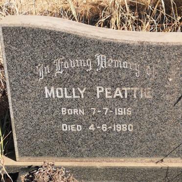 PEATTIE Molly 1915-1980