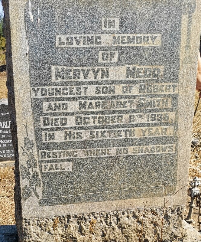 SMITH Mervyn Medd -1935