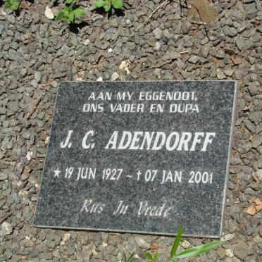 ADENDORFF J.C. 1927-2001