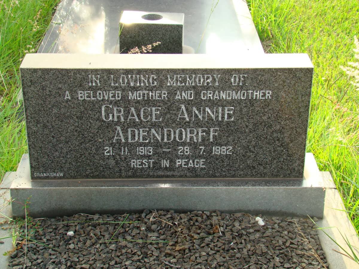 ADENDORFF Grace Annie 1913-1982