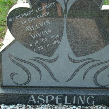 ASPELING Melvin Vivian 1936-1991