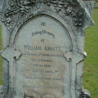 ANNETT William -1900