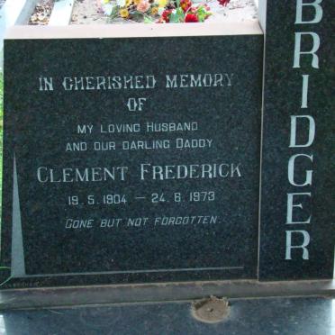 BRIDGER Clement Frederick 1904-1973