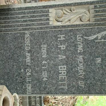 BRETT H.P.A. 1914-1960