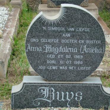BUYS Anna Magdalena 1969-1988