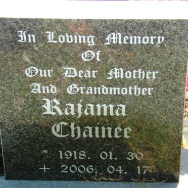 CHAINEE Rajama 1918-2006