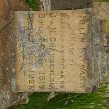 CHAMBERLAIN Helen Steward 1915-1921