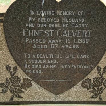CALVERT Ernest -1960