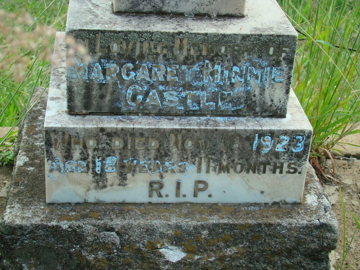 CASTLE Margaret Minnie -1923