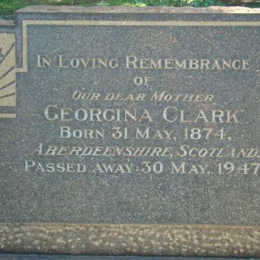 CLARK Georgina 1874-1947